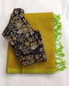 Tew Chanderi Model Kalamkari Ekkat Print Saree Exporters In India